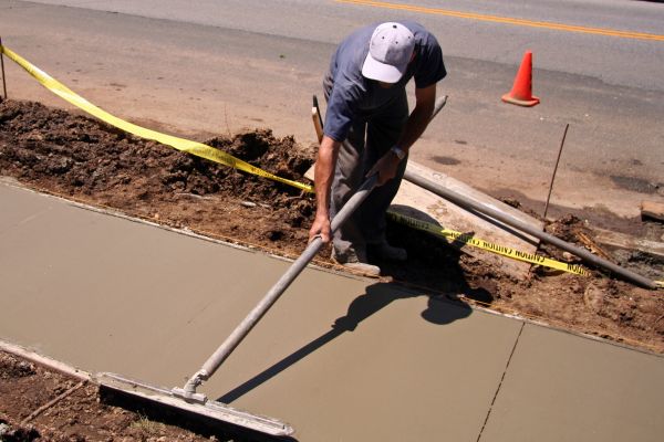 Cost of Sidewalk Building in Monroe Township