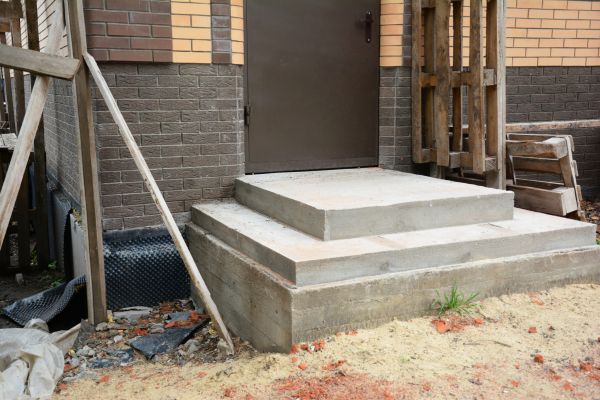 Cost of Cement Steps Construction in Monroe Township